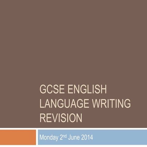 WRITING PAPER REVISION 1