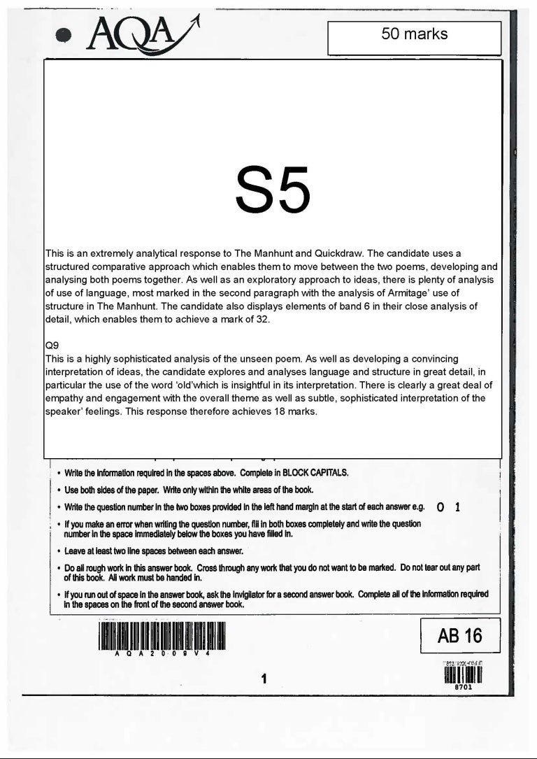 How to write an introduction for an english literature essay gcse image