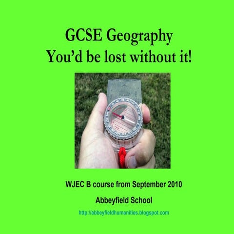 GCSE Geography WJEC B @ Abbeyfield