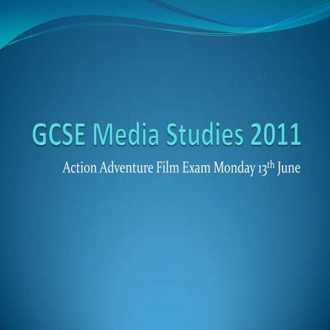 Gcse media studies 2011 revision