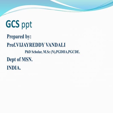 GCS ppt