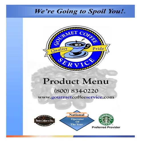 Gcs Product Menu 11 12 10 | PDF