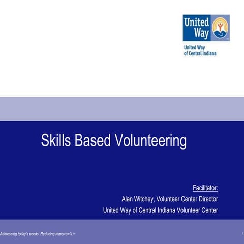 Gcsv2011 skills based volunteering-alan witchey
