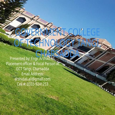 Model presentation sketch and sample for a school or college | PPTX