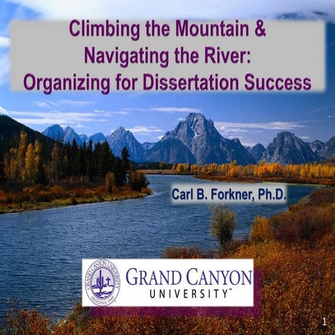 Organizing for Dissertation Success