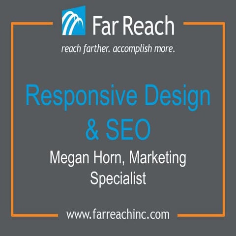 Responsive Web Design & SEO