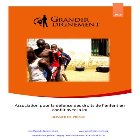 Présentation de "Grandir dignement"