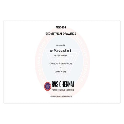 Geometrical drawing engineering drawings | PDF