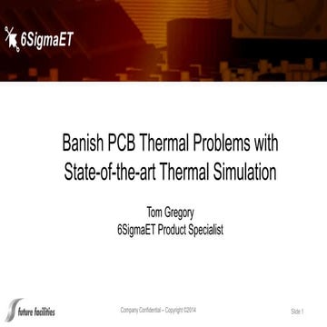 Banish PCB Thermal Problems with State-of-the-art Thermal Simulation