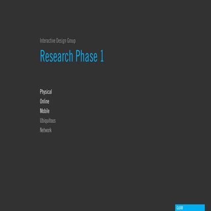 Knowledge Gathering: Interaction Design + Wayfinding