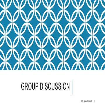 Group Discussion and Presentation