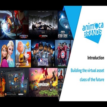 Presentation to German Chamber on Animoca, Games and App