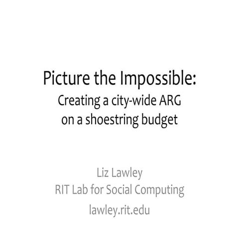 Picture the Impossible