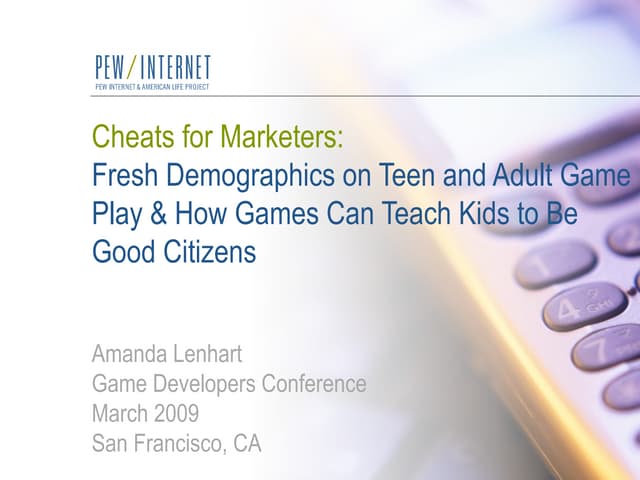 Cheats for Marketers: Fresh Demogra...