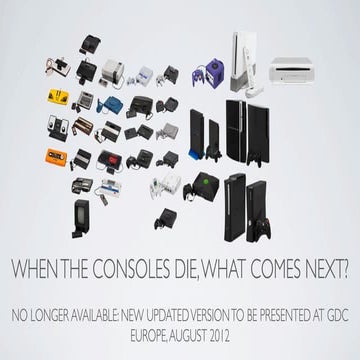 When The Consoles Die, What Comes Next? | PPT image.
