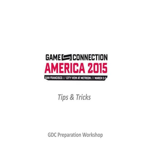 GDC 2015. All you need to know about Game Connection +