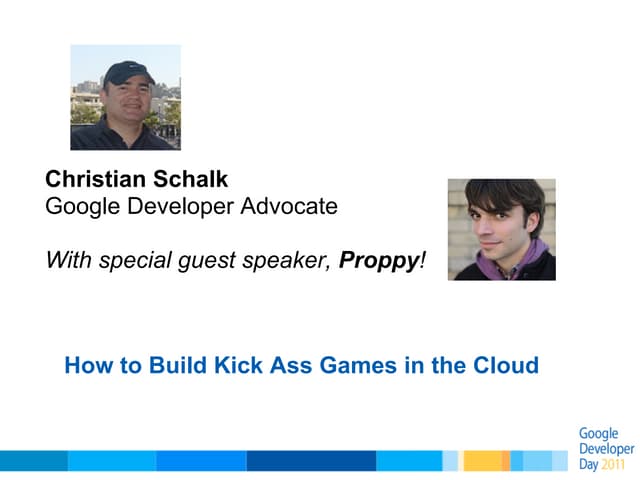 How to build Kick Ass Games in the Cloud