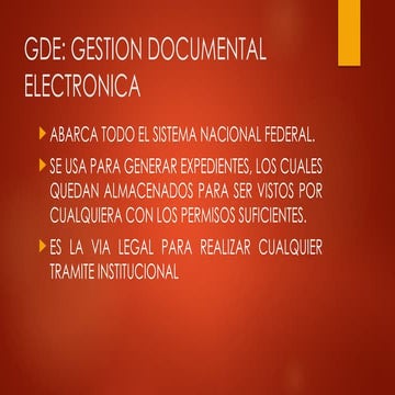 Proyexion referente al manual de GDE.pptx