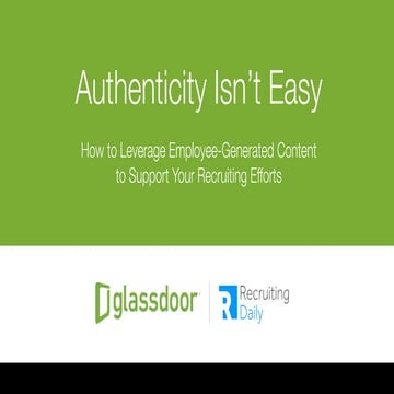 How To Leverage Employee Generated Content to Support Your Recruiting Efforts 