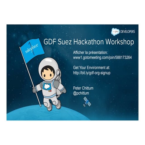 Salesforce Developer Workshop for GDF Suez Hackathon