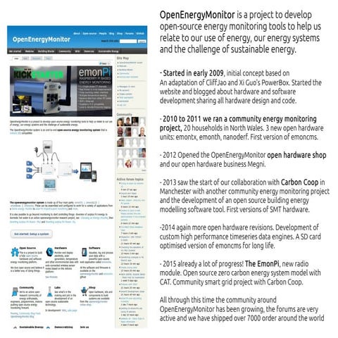 OpenEnergyMonitor Project April 2015 