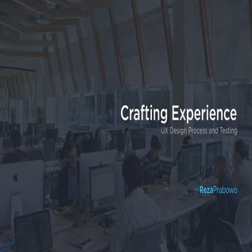 Crafting Experience