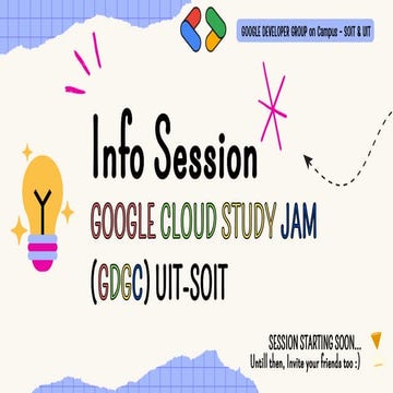 GDG - Info Session - 25th Sept,2025 UIT RGPV