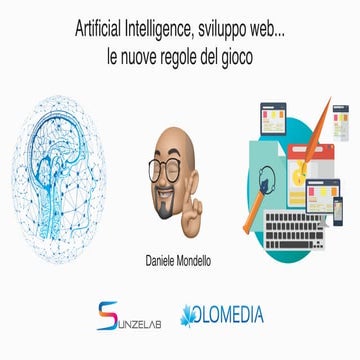 Gdg 2019 artificial intelligence, sviluppo web... le nuove regole del gioco
