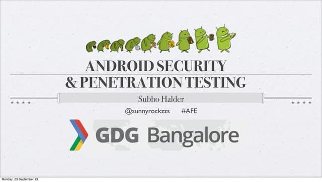 Android Security & Penetration Testing