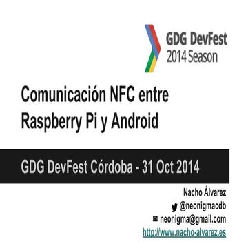 Comunicación NFC entre Raspberry Pi y Android