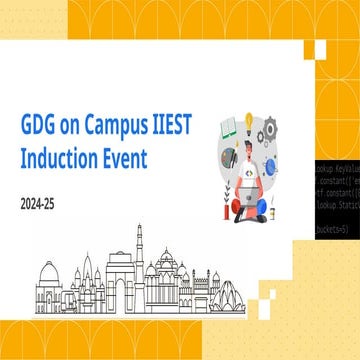 GDG on campus IIEST Shibpur Induction ppt