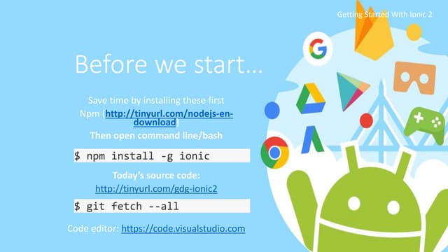 Gdg ionic 2