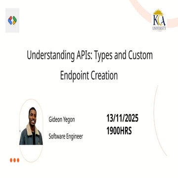 Understanding APIs: API types and custom Endpoint creation