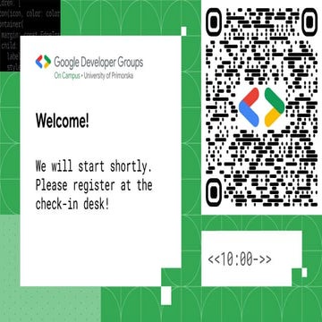 GDG on Campus University of Primorska 2025 - Meet & Greet Presentation