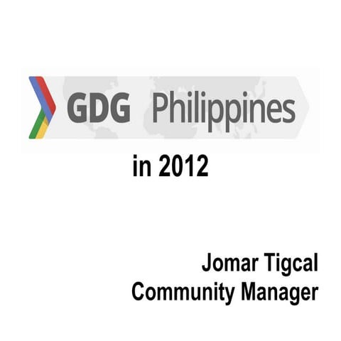 GDG Philippines in 2012