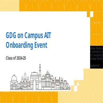 GDG On Campus Ahmedabad Institute of Technology Intro Session PPT | PPTX