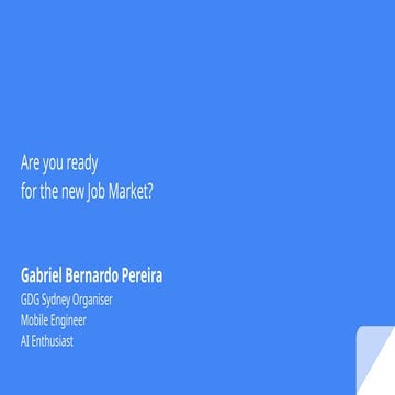 Are you ready for the new Australian Job Market?