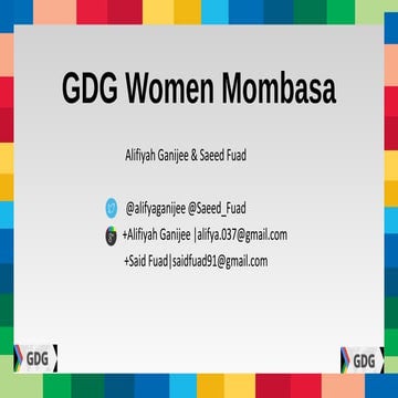 Gdg women mombasa launch