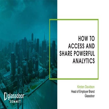 How to Access and Share Powerful Analytics
