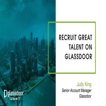 Recruit Great Talent on Glassdoor