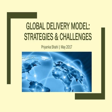 Global Delivery Model:Strategies & Challenges
