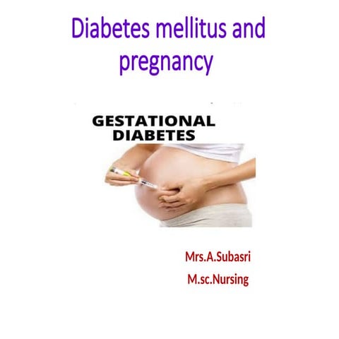 GDM.pptx presentation bsc nursing student | PPTX