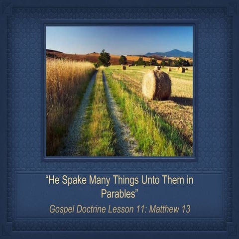 GD NT 11: MeckMom LDS Gospel Doctrine New Testament Lesson 11