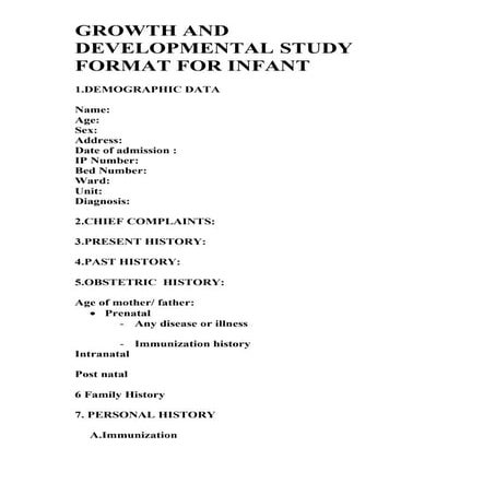 Growth and development of infants pptx11 | PDF