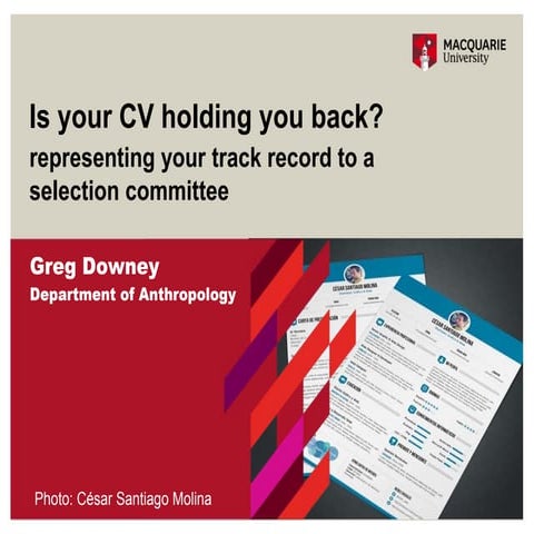 Is your CV holding you back?