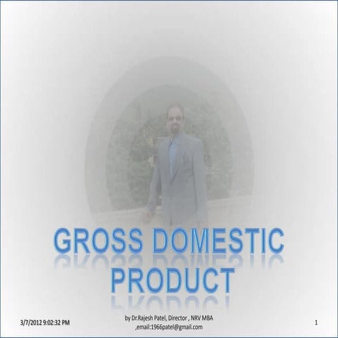 Gdp  a concept,principles and application