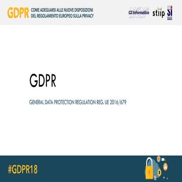 GDPR: il nuovo Regolamento Europeo dal punto di vista del legale