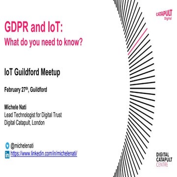 GDPR and IoT: What do you need to know?