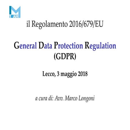 Gdpr   marco longoni