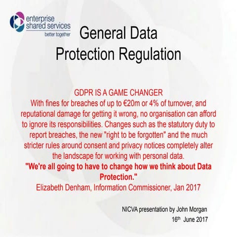 Preparing for GDPR 